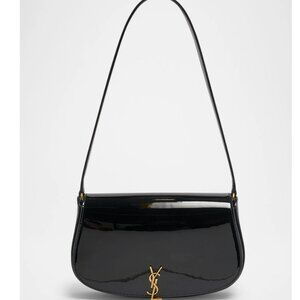 NWT Brand: YSL mini black patent leather shoulder bag